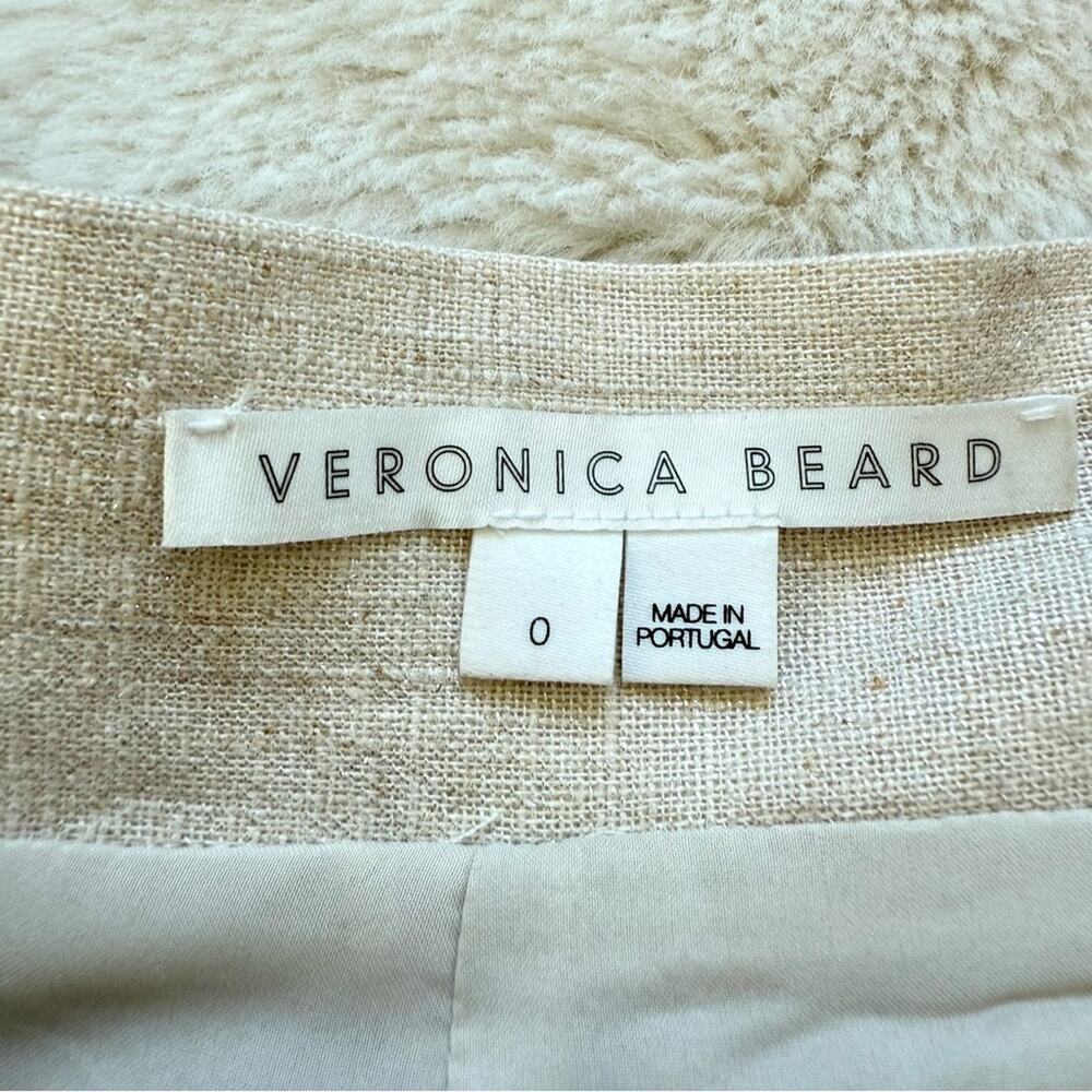 NEW!!! Veronica Beard women linen ankle pants size 0 Authentic - Picture 5 of 10